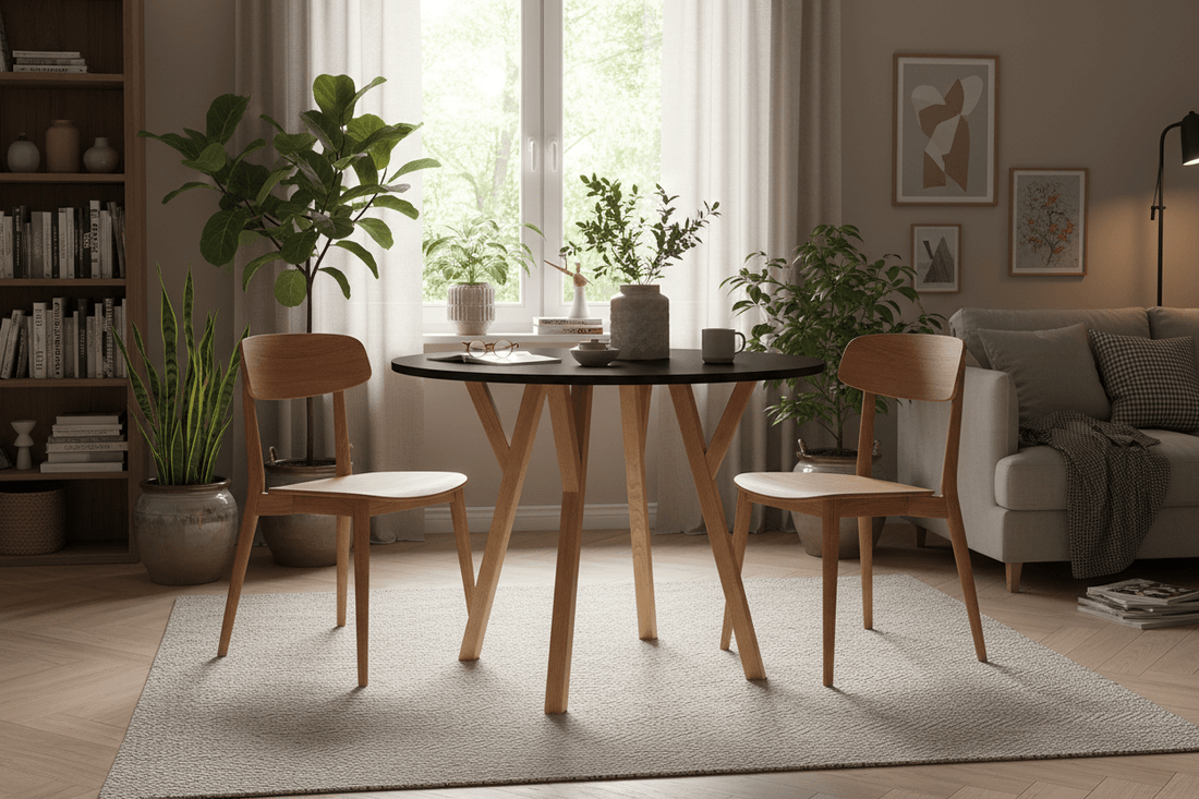 Which round table should you choose: 70, 90 or 100 cm? - Karstyl