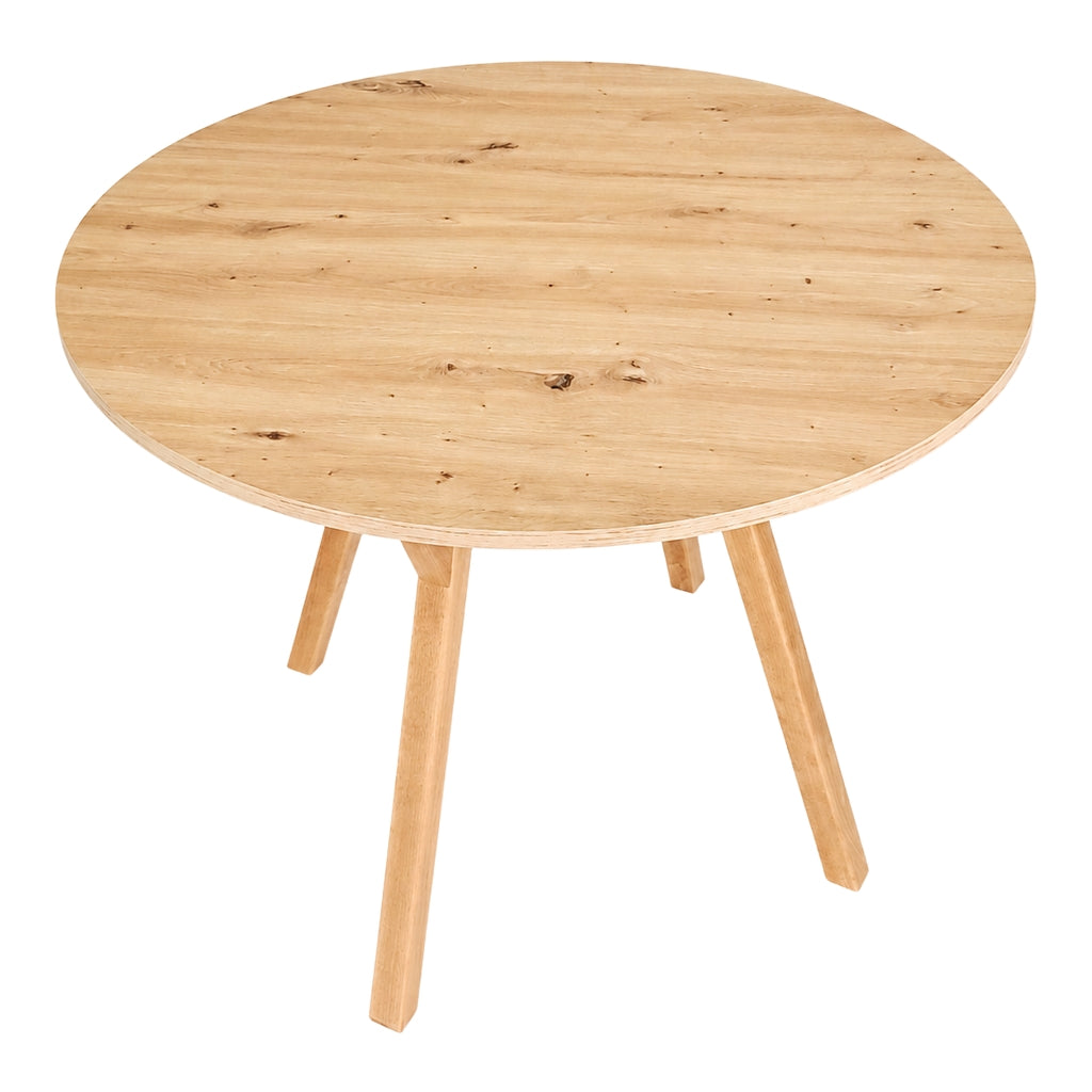Stół York okrągły - 90 cm - artisan - dąb - zdjęcie 2