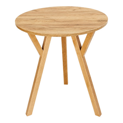 Stół York okrągły - 70 cm - craft złoty - dąb - zdjęcie 2