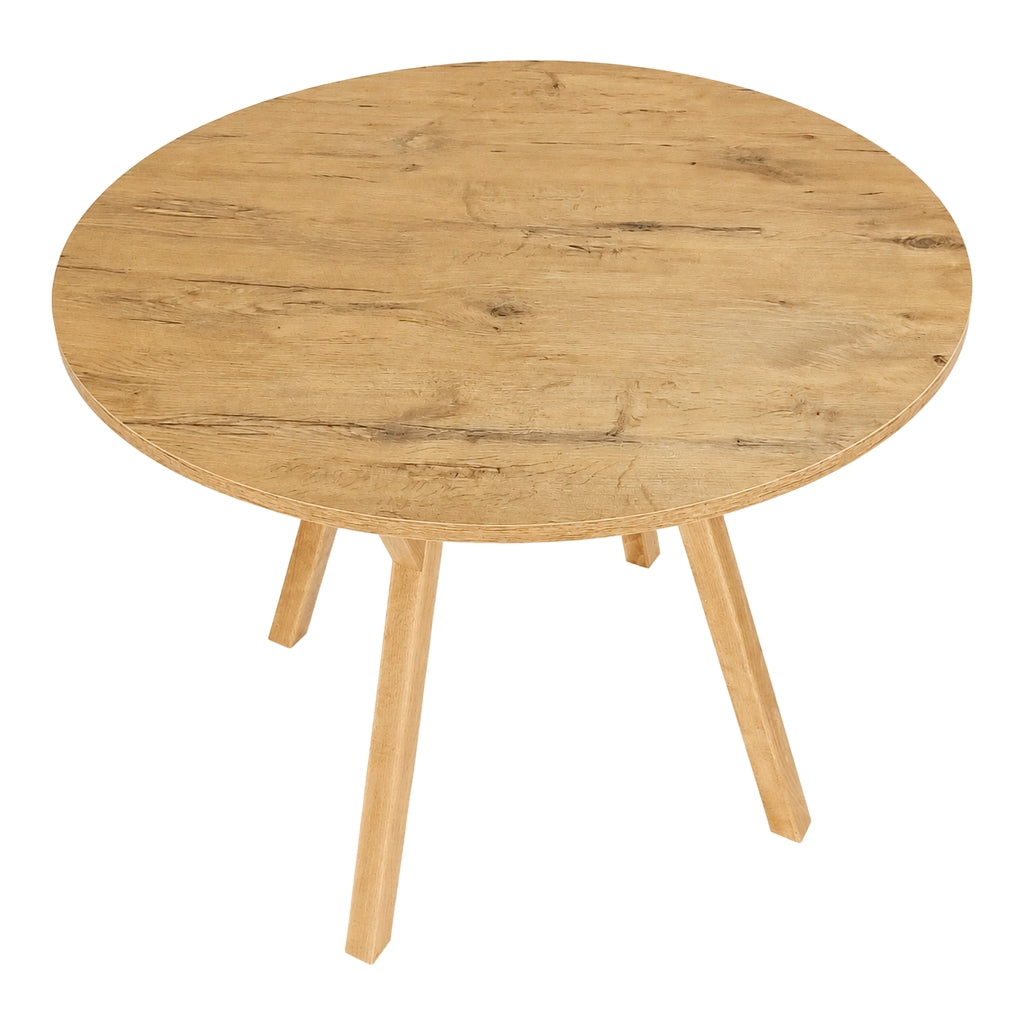 Stół York okrągły - 90 cm - lancelot - dąb - zdjęcie 2