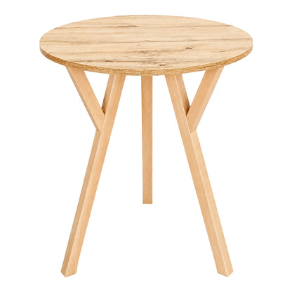 Stół York okrągły - 70 cm - wotan - buk naturalny - zdjęcie 2