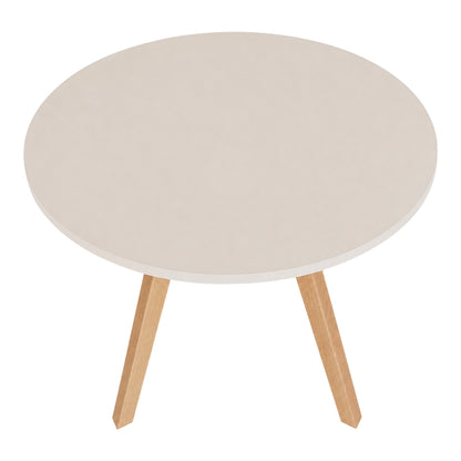 Stół York okrągły - 70 cm - kaszmir - dąb - zdjęcie 3