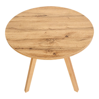Stół York okrągły - 70 cm - wotan - dąb - zdjęcie 3